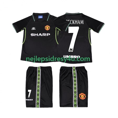 Fotbalový Dres Manchester United Beckham 7 1999 Retro Dětské Alternativní 1998
